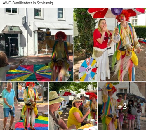 AWO Familienfest in Schleswig mit Spa�macher-Clown �ern