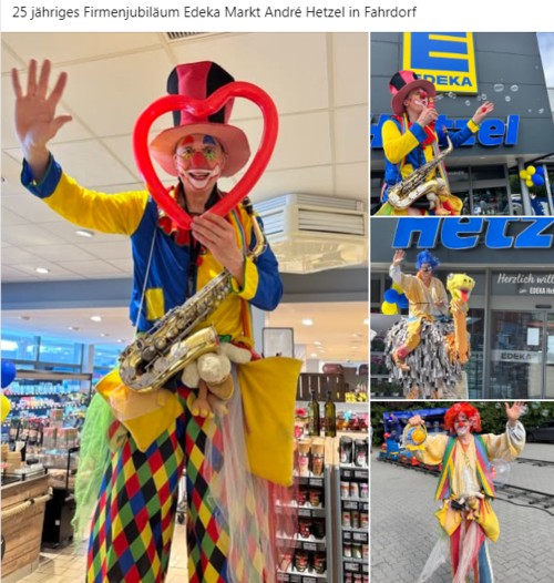 25 j�hriges Firmenjubil�um Edeka Markt Andr� Hetzel in Fahrdorf